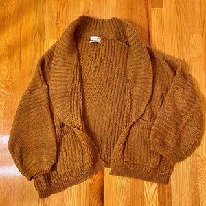 Cozy Brown Knit Sweater